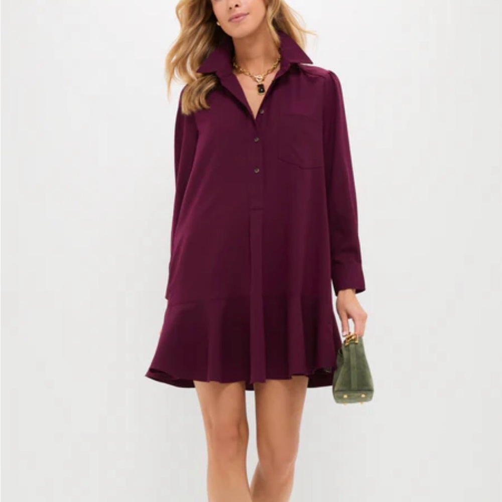 Tuckernuck | Winetasting Crepe Callahan Shirt Dress